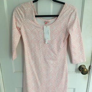 Persifor Kilpatrick dress with leaf pattern, XS